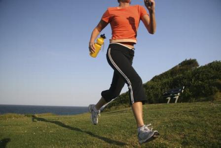 Outdoor running can be hard on your knees, just remember dirt or grass is better than pavement.	