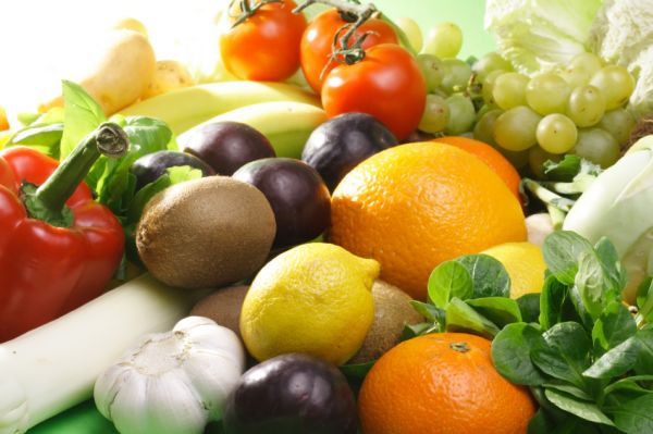 Vegetables and fruit, natural foods are the best for you